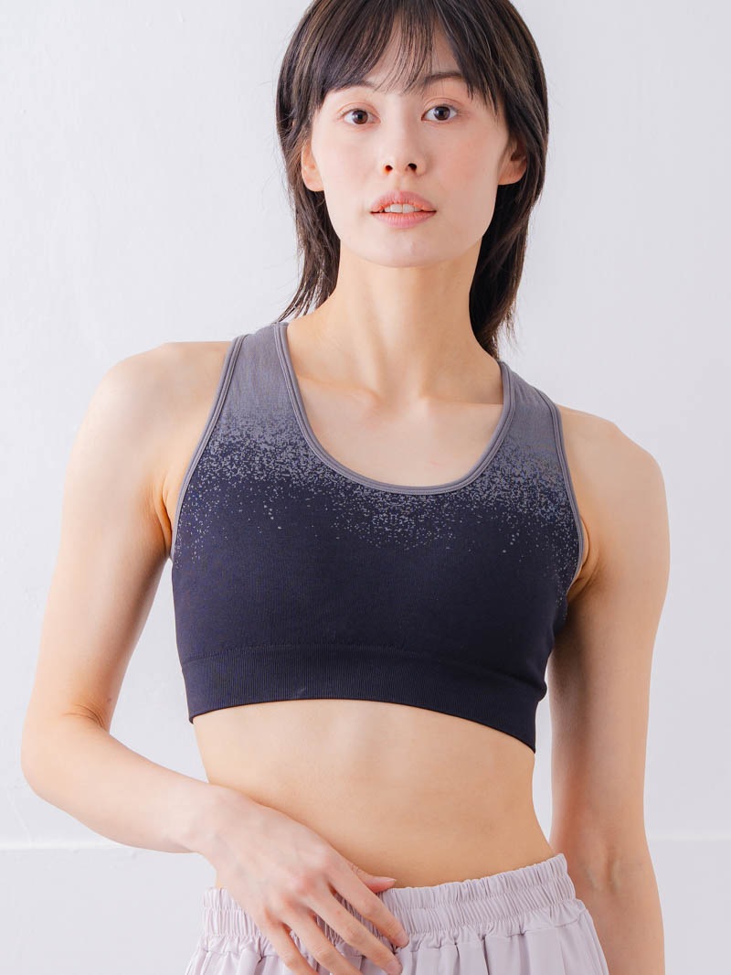 グラデーションブラトップ ブラック 1537-0910