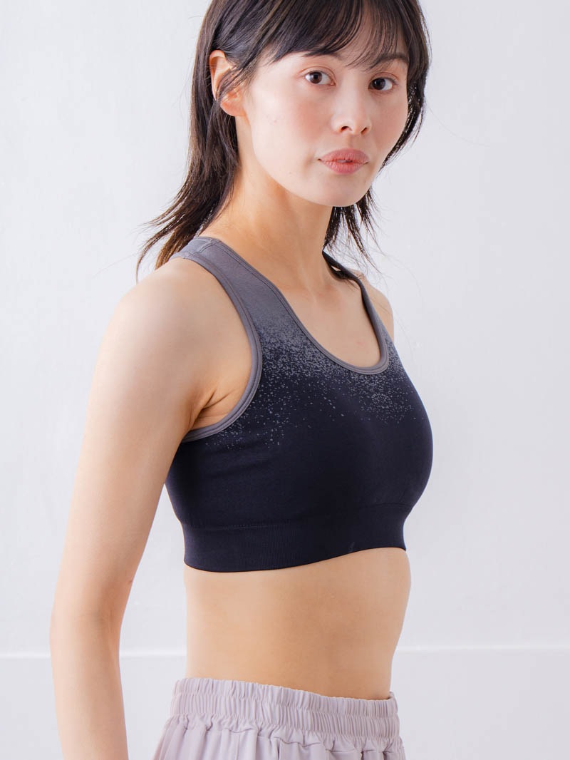 グラデーションブラトップ ブラック 1537-0910