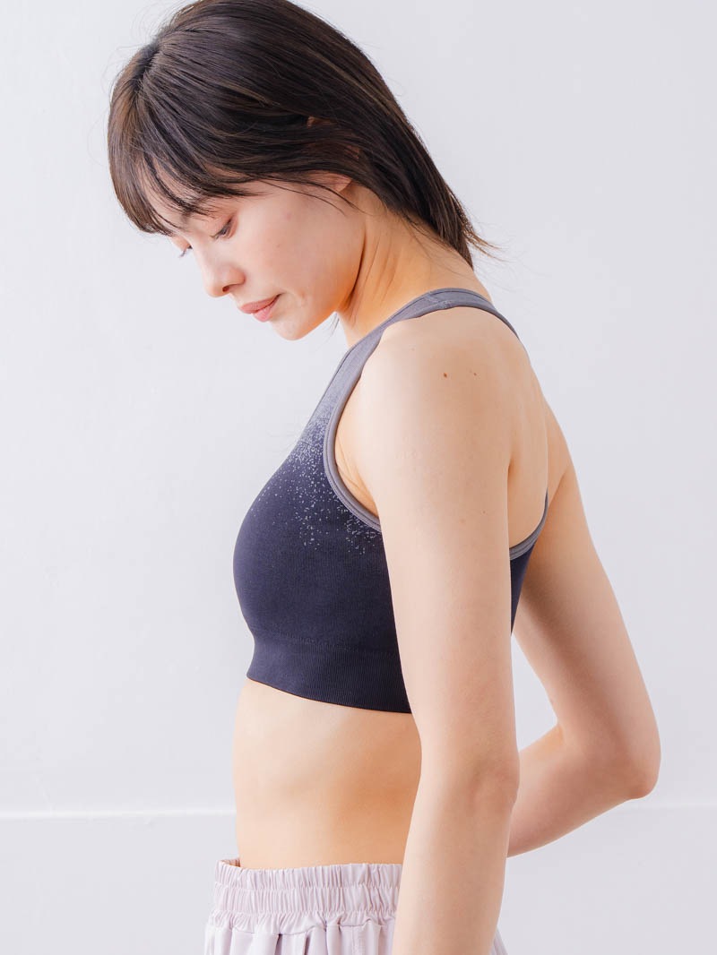 グラデーションブラトップ ブラック 1537-0910