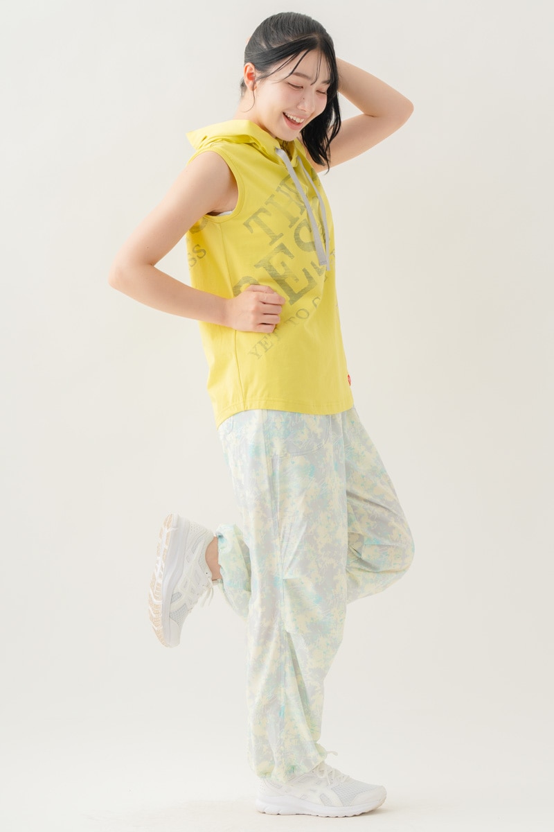 【先行割10％OFF】　ULTRA AIRY Mixカラーワイドパンツ イエロー 1632-1486【8/17まで】