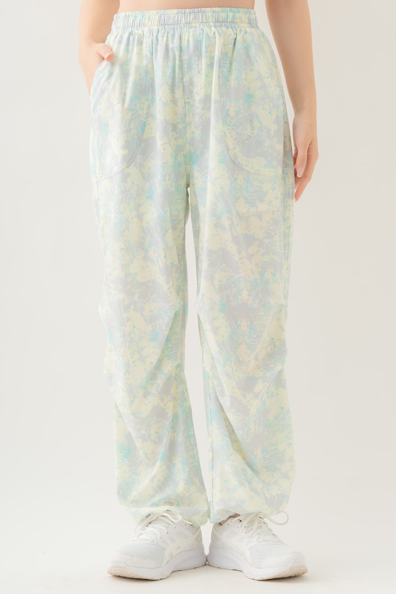 【先行割10％OFF】　ULTRA AIRY Mixカラーワイドパンツ イエロー 1632-1486【8/17まで】