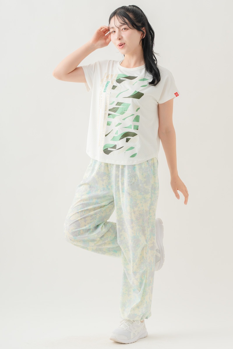 【先行割10％OFF】　ULTRA AIRY Mixカラーワイドパンツ イエロー 1632-1486【8/17まで】