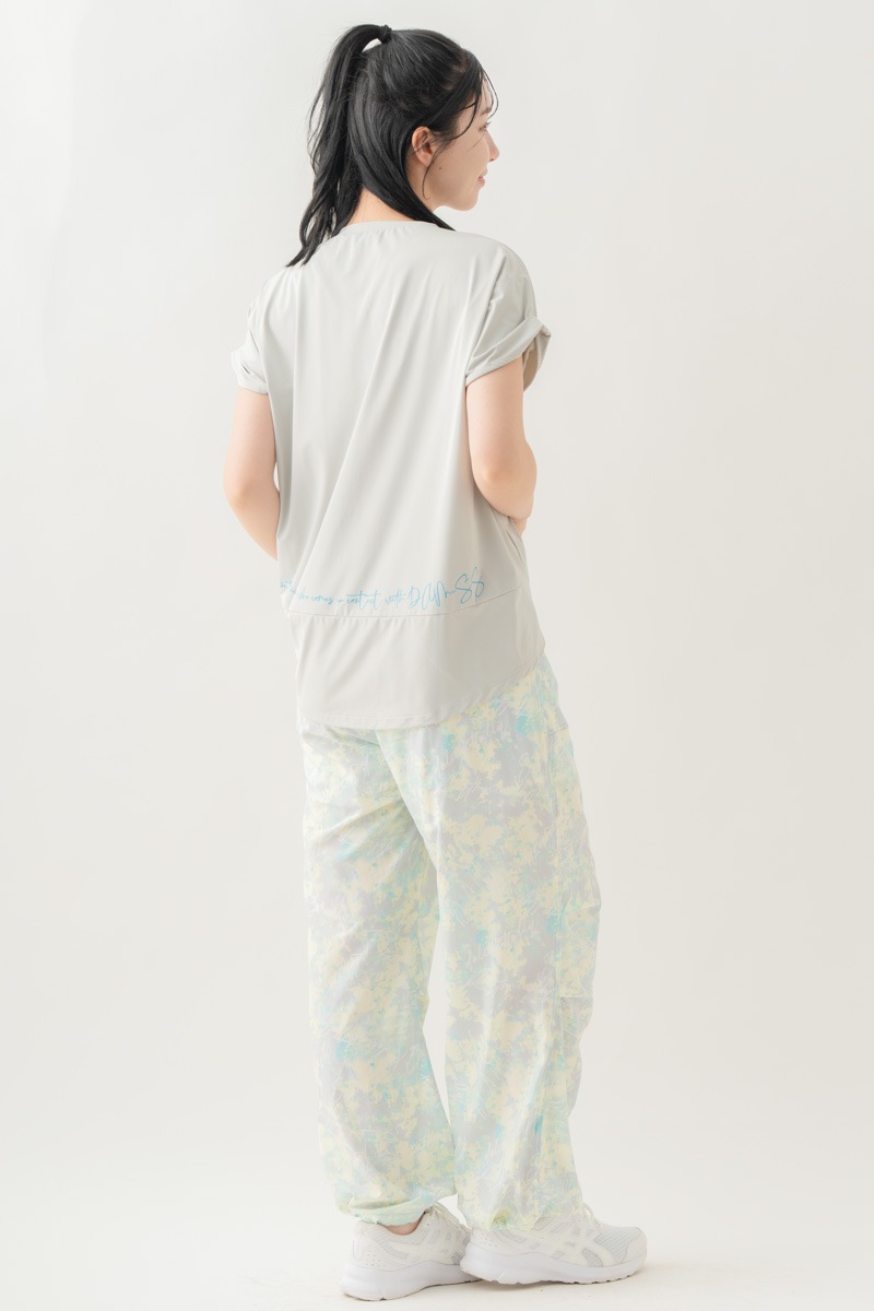 【先行割10％OFF】　ULTRA AIRY Mixカラーワイドパンツ イエロー 1632-1486【8/17まで】
