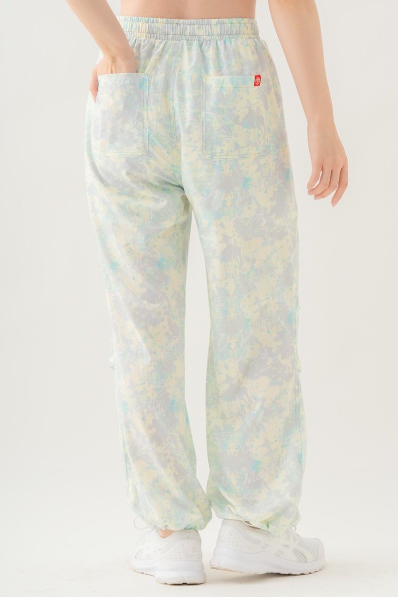 【先行割10％OFF】　ULTRA AIRY Mixカラーワイドパンツ イエロー 1632-1486【8/17まで】