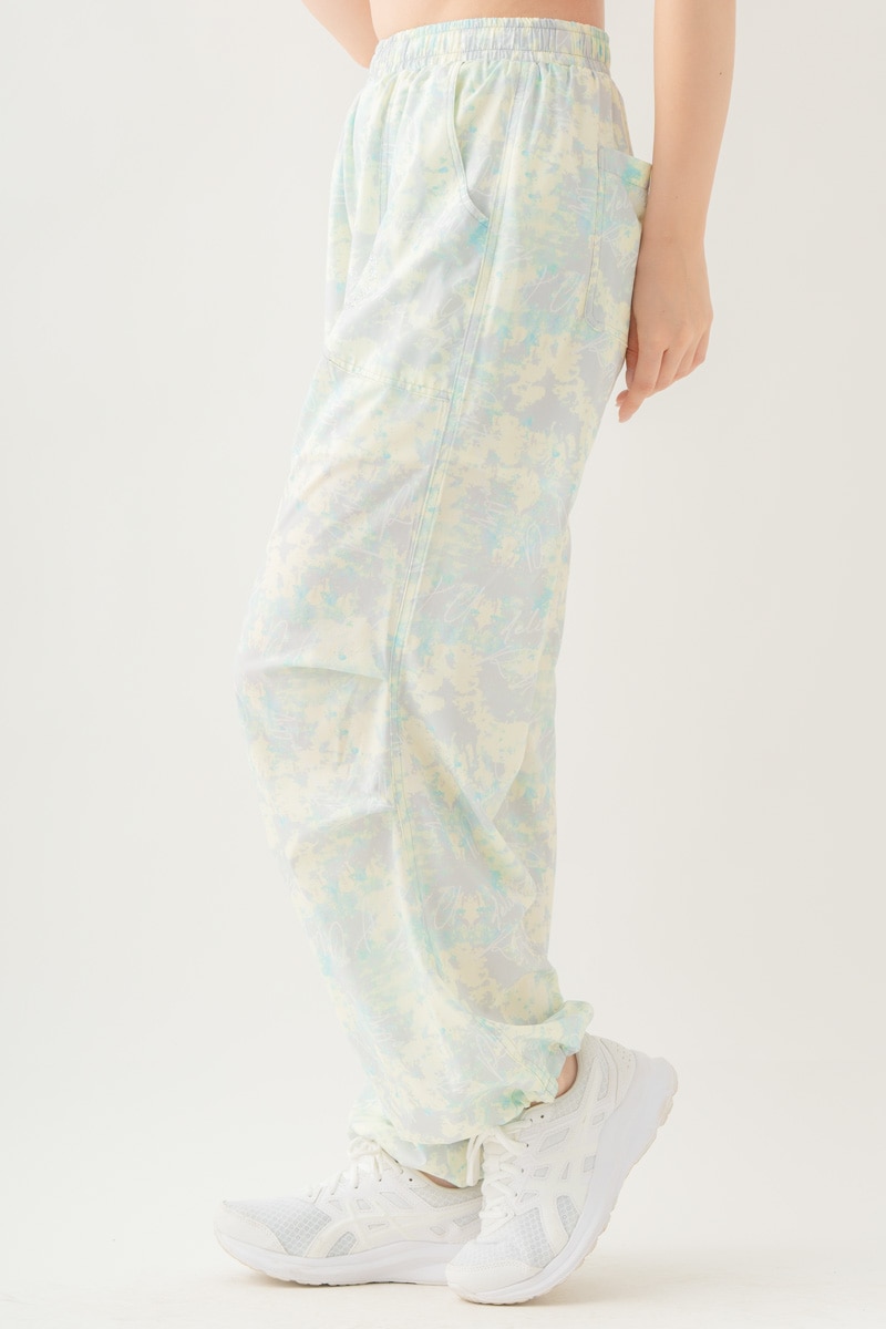 【先行割10％OFF】　ULTRA AIRY Mixカラーワイドパンツ イエロー 1632-1486【8/17まで】