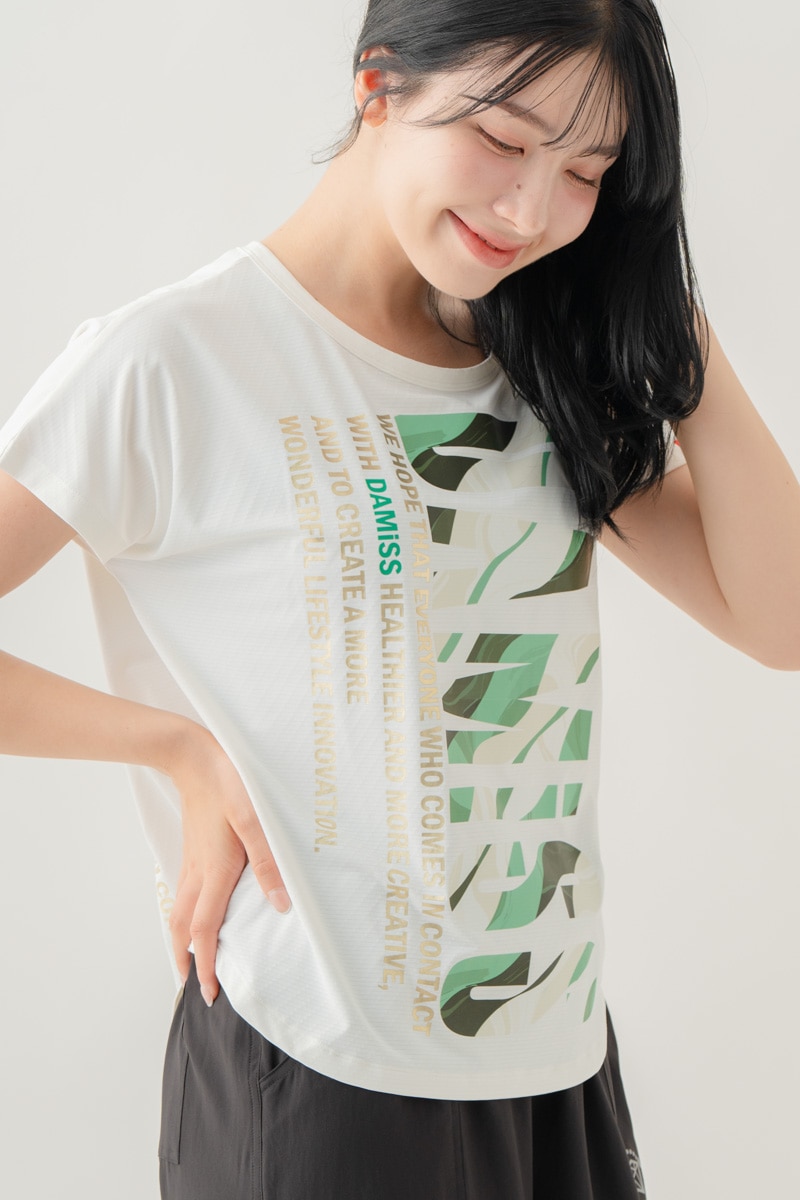 カラーウェーブロゴTシャツ ホワイト 1634-1488