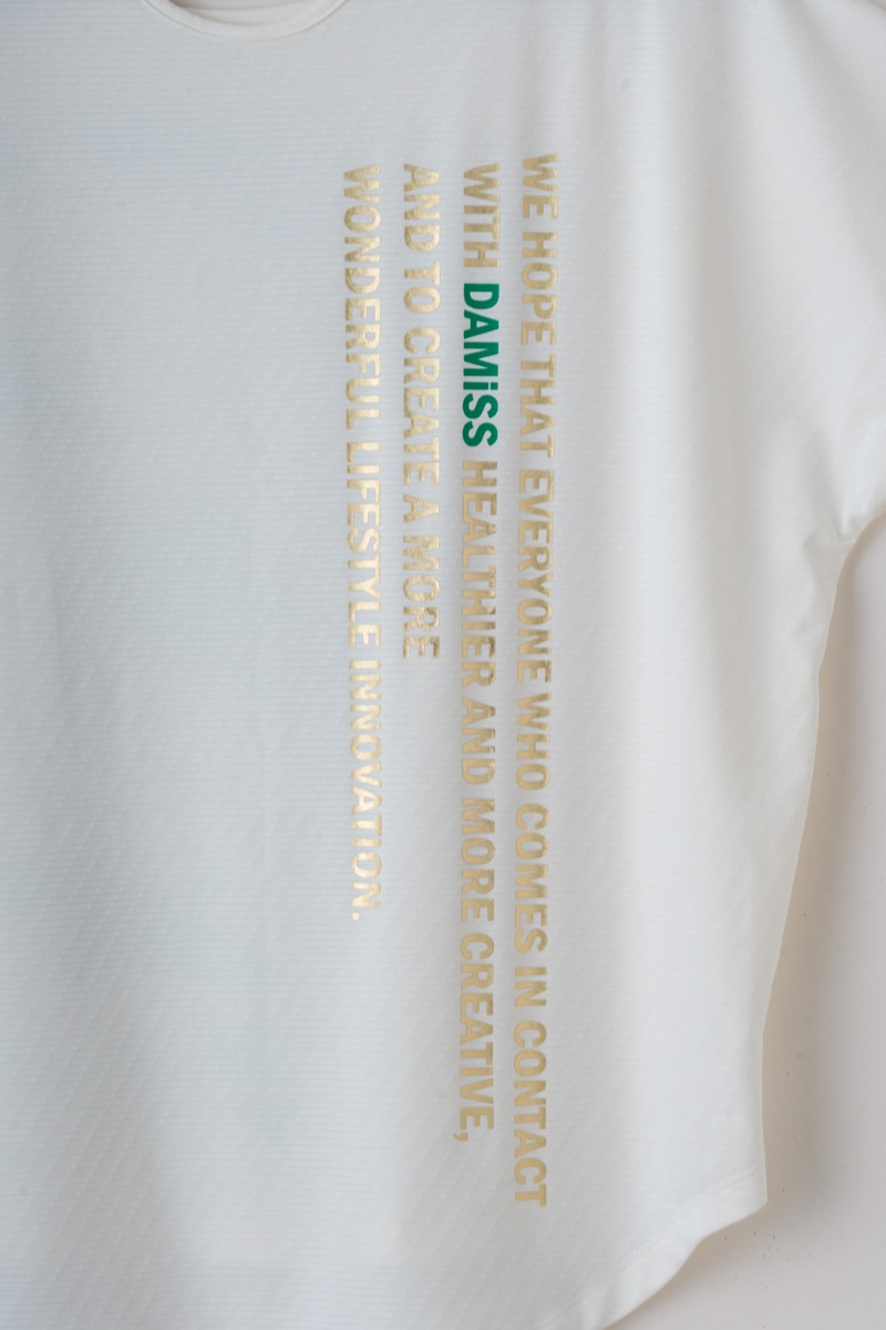 カラーウェーブロゴTシャツ ホワイト 1634-1488