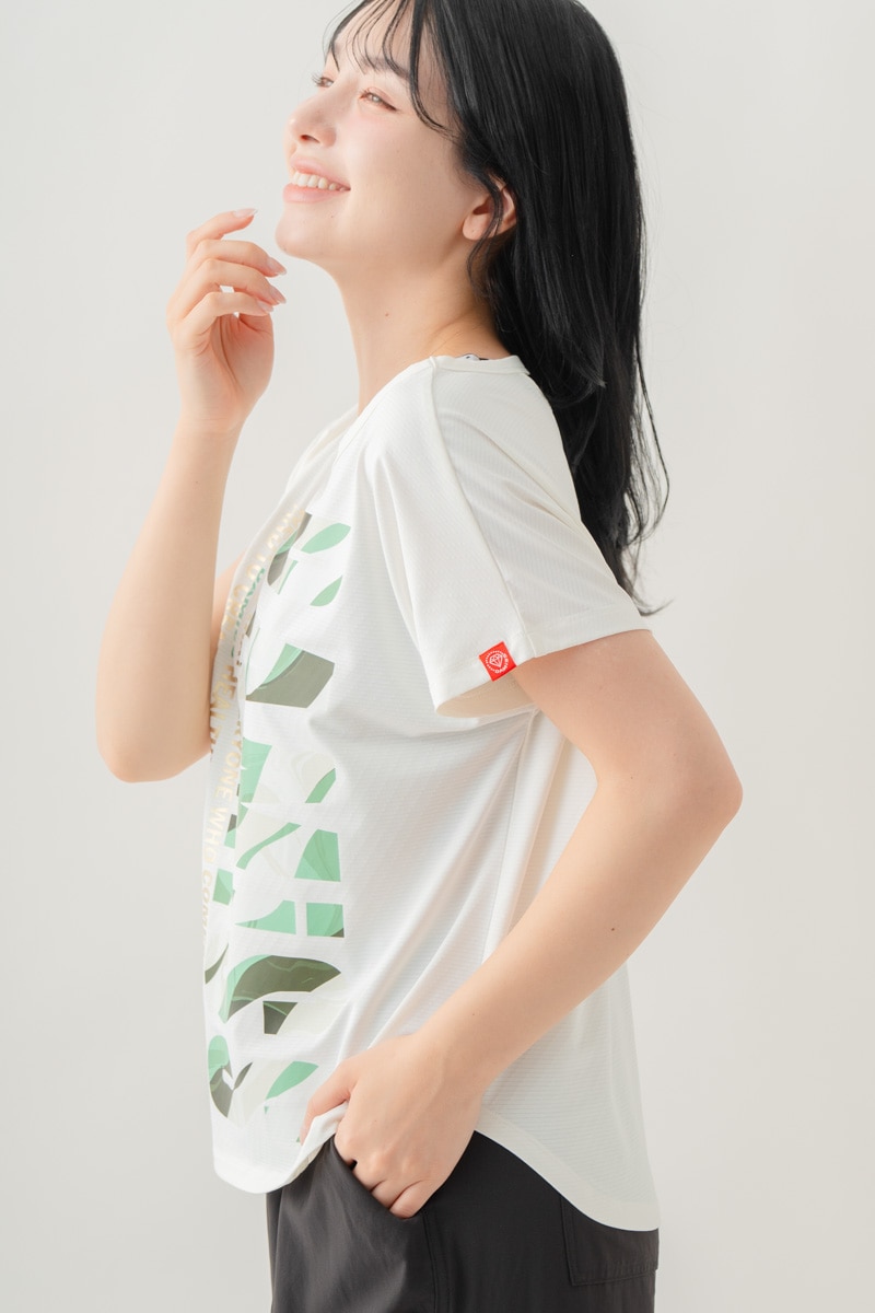 カラーウェーブロゴTシャツ ホワイト 1634-1488