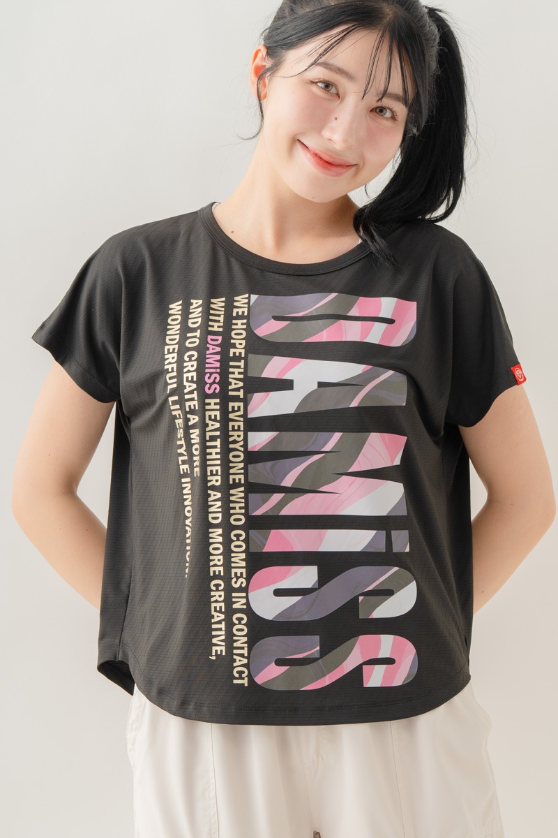 【先行割10％OFF】　カラーウェーブロゴＴシャツ ブラック 1634-1488【8/17まで】