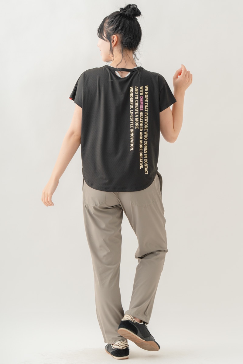 【先行割10％OFF】　カラーウェーブロゴＴシャツ ブラック 1634-1488【8/17まで】