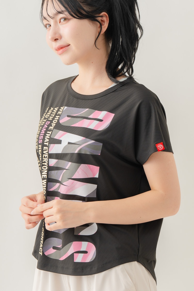 【先行割10％OFF】　カラーウェーブロゴＴシャツ ブラック 1634-1488【8/17まで】