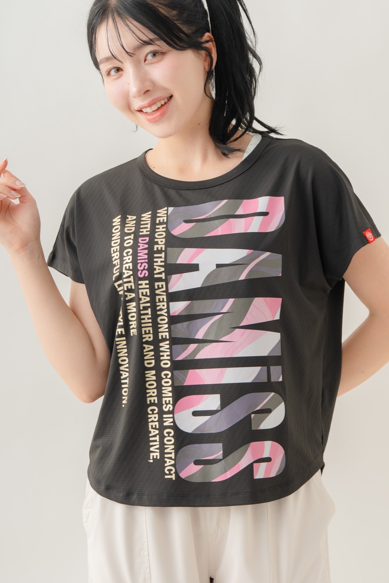【先行割10％OFF】　カラーウェーブロゴＴシャツ ブラック 1634-1488【8/17まで】