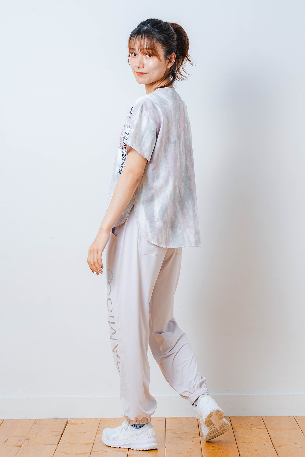 ワイド ジョガー パンツ アイスグレー 1532-1613 