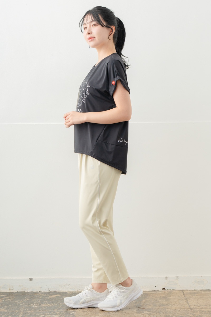 【先行割10％OFF】　MixハートストーンＴシャツ ブラック 1634-1489【8/17まで】