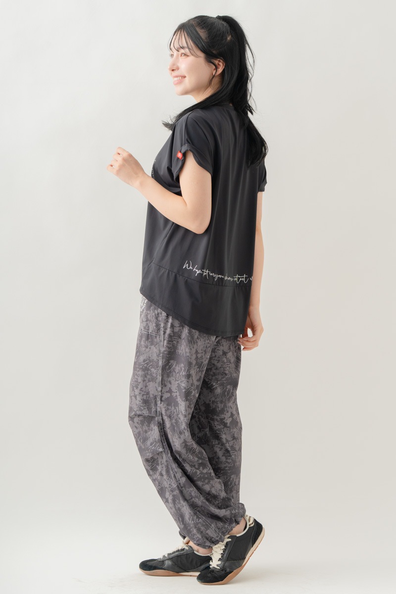 【先行割10％OFF】　MixハートストーンＴシャツ ブラック 1634-1489【8/17まで】