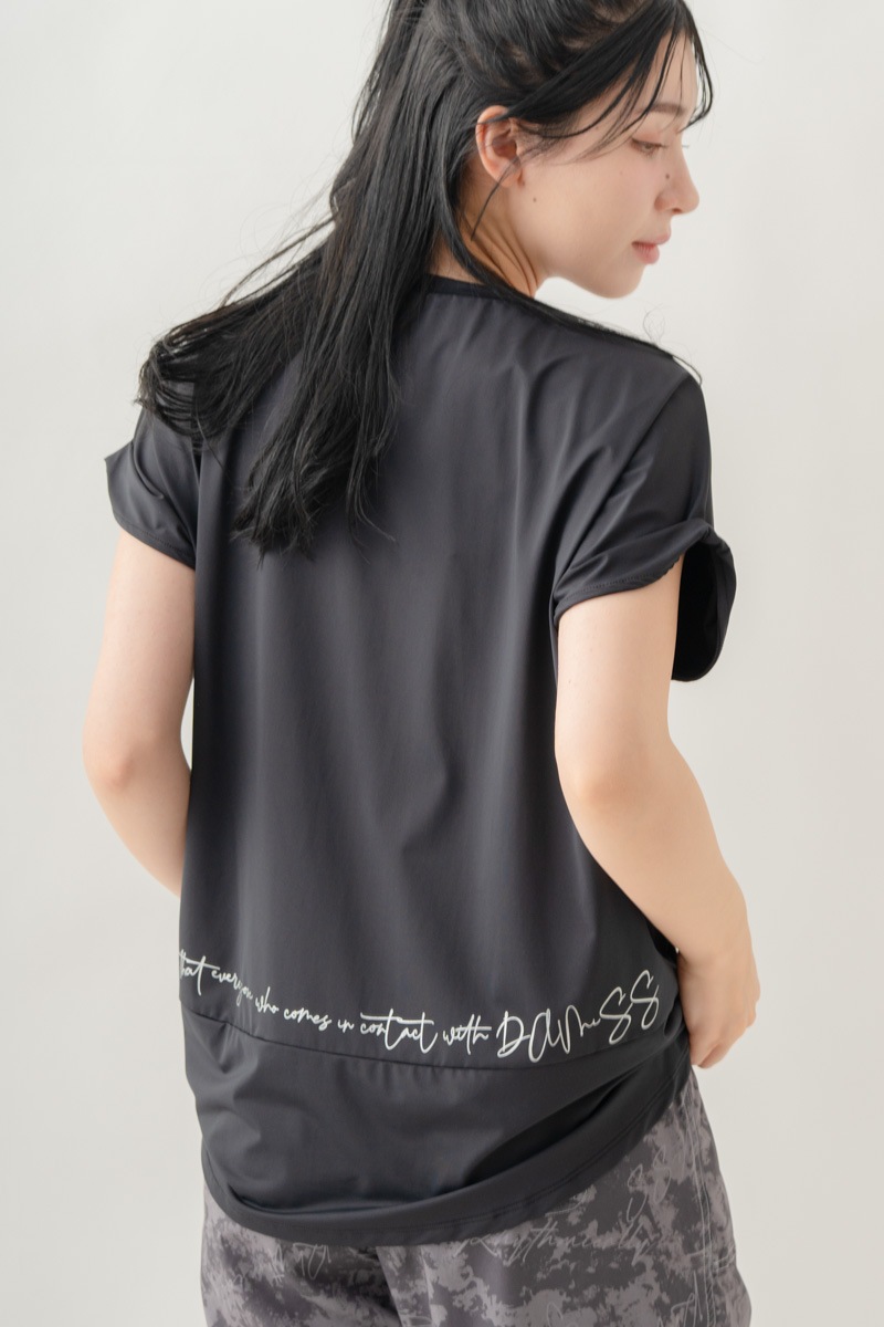 【先行割10％OFF】　MixハートストーンＴシャツ ブラック 1634-1489【8/17まで】