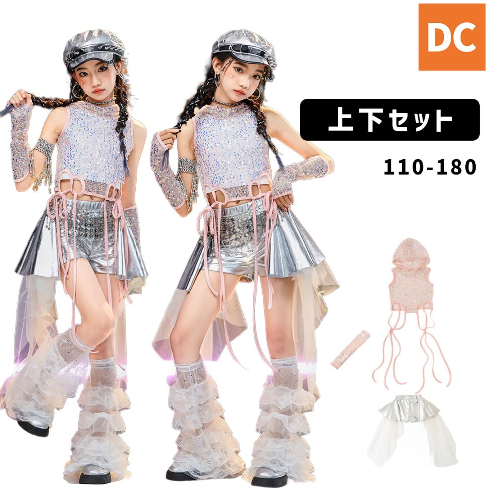 GLAVILbytutuHA♡クロスネックレス♡ベビーピンクスパンコールラメ GLAVILbytutuHA♡クロスネックレス♡ベビーピンクスパンコール