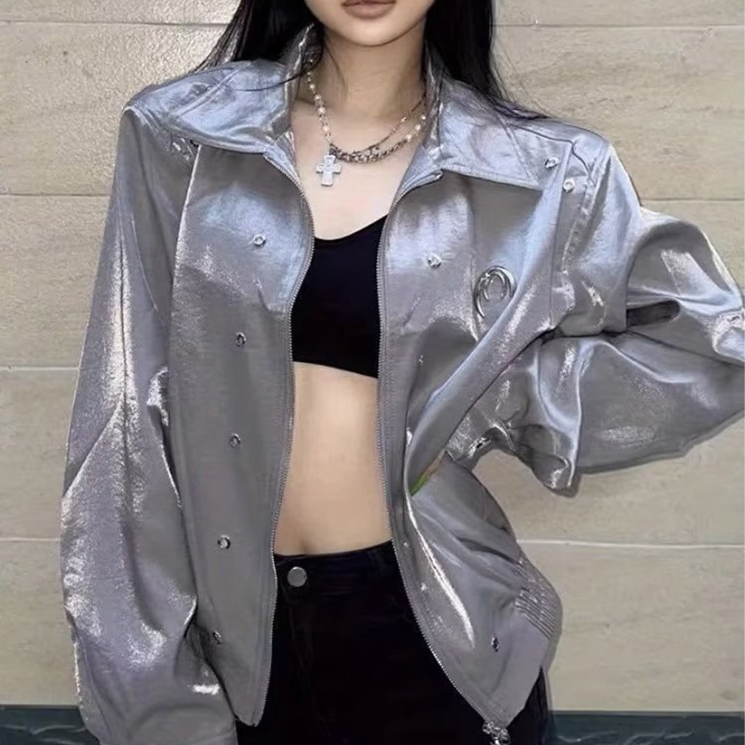 UN3D.ショートブルゾン ジャケット ボレロ ダンス 衣装 ボレロ MA-1 ジャケット ブルゾン ショート丈 韓国 レディース