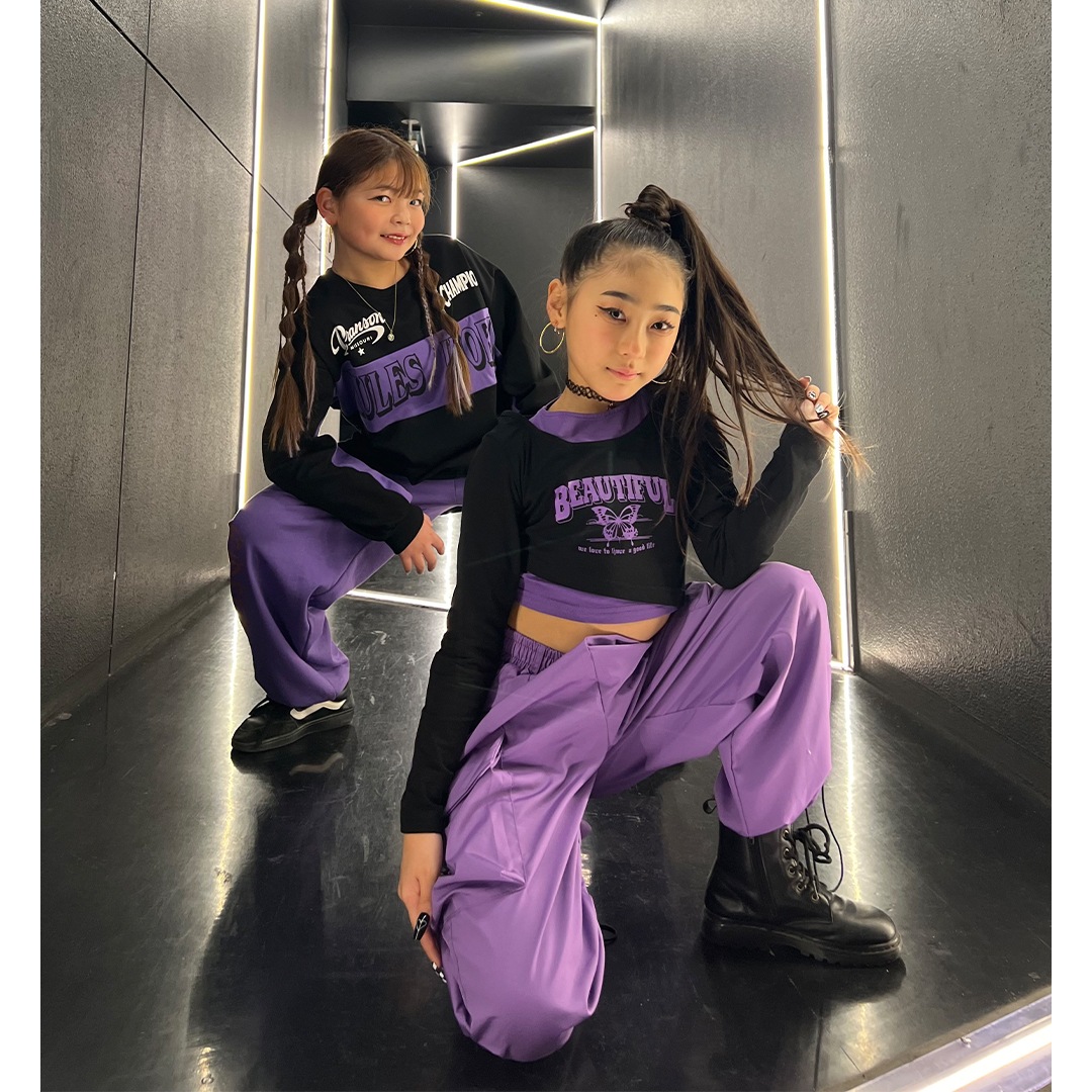 チャコット　ネイビー ダンス衣装 セットアップ　ベルト付き チャコット ネイビー ダンス衣装 セットアップ ベルト付き