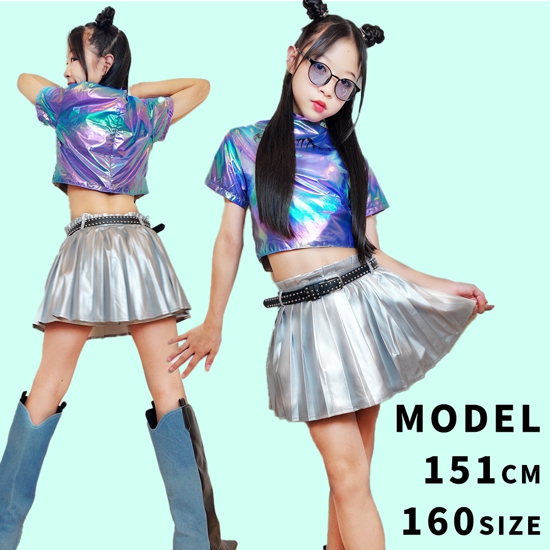 新品ティール色ダンス衣装上下セット 新品ティール色ダンス衣装上下セット 楽天市場】キッズダンス