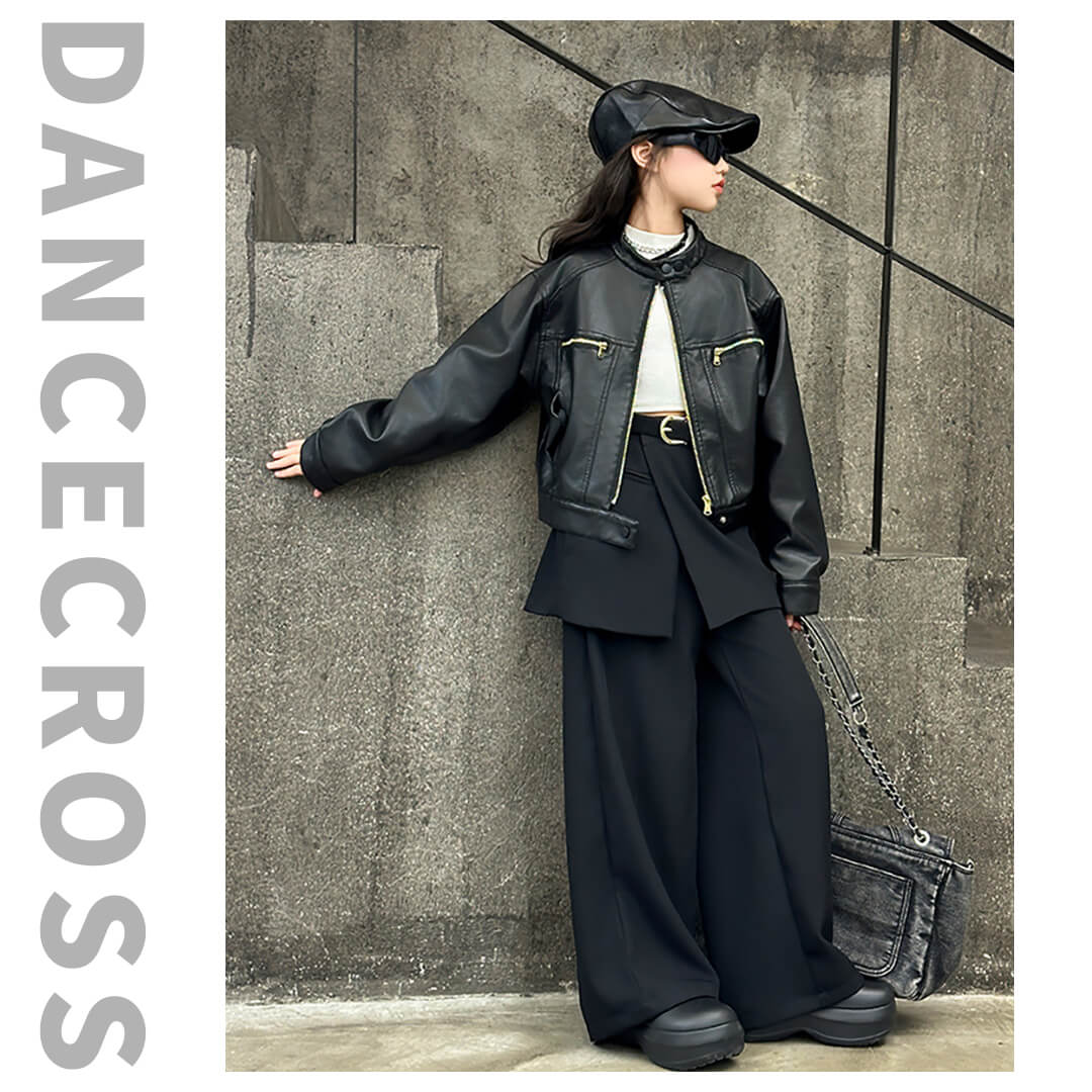UN3D.ショートブルゾン ジャケット ボレロ ダンス 衣装 ボレロ MA-1 ジャケット ブルゾン ショート丈 韓国 レディース
