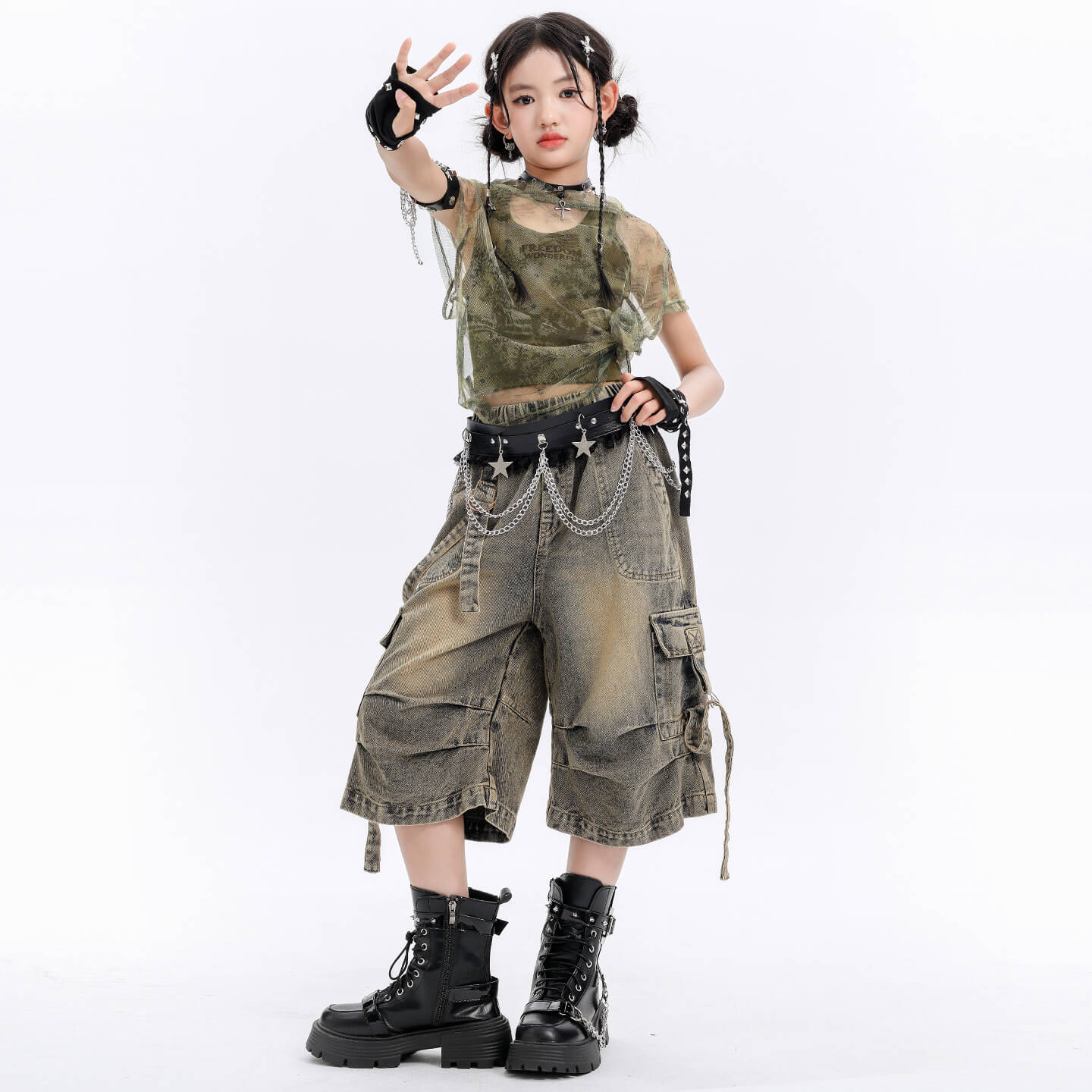 ★かまってちゃん　社交ダンスセットアップ ダンス衣装専門店ダンスクロス