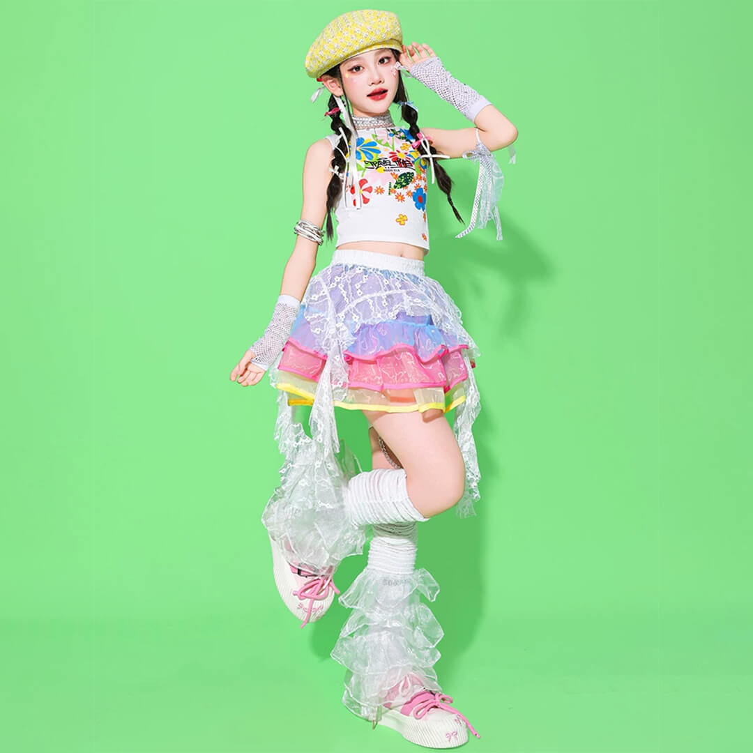 フローラルダンス衣装セット ダンス衣装専門店ダンスクロス