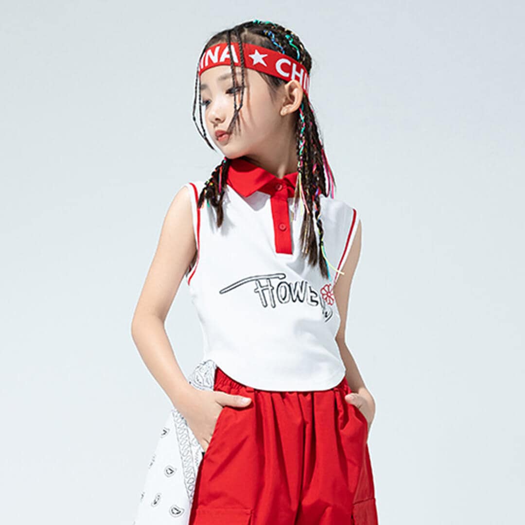 和ダンス　洋服ダンス キッズ 和柄 セットアップ 和風 和服風 ダンス 衣装 予約商品