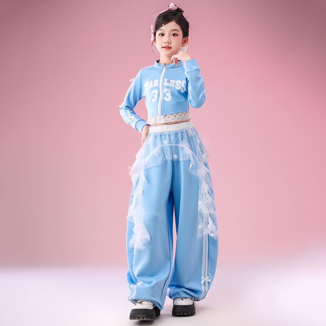 もつ鍋⚠️在庫一掃セール⚠️水色 ベリーダンス衣装　Ｌサイズ ダンス衣装専門店ダンスクロス