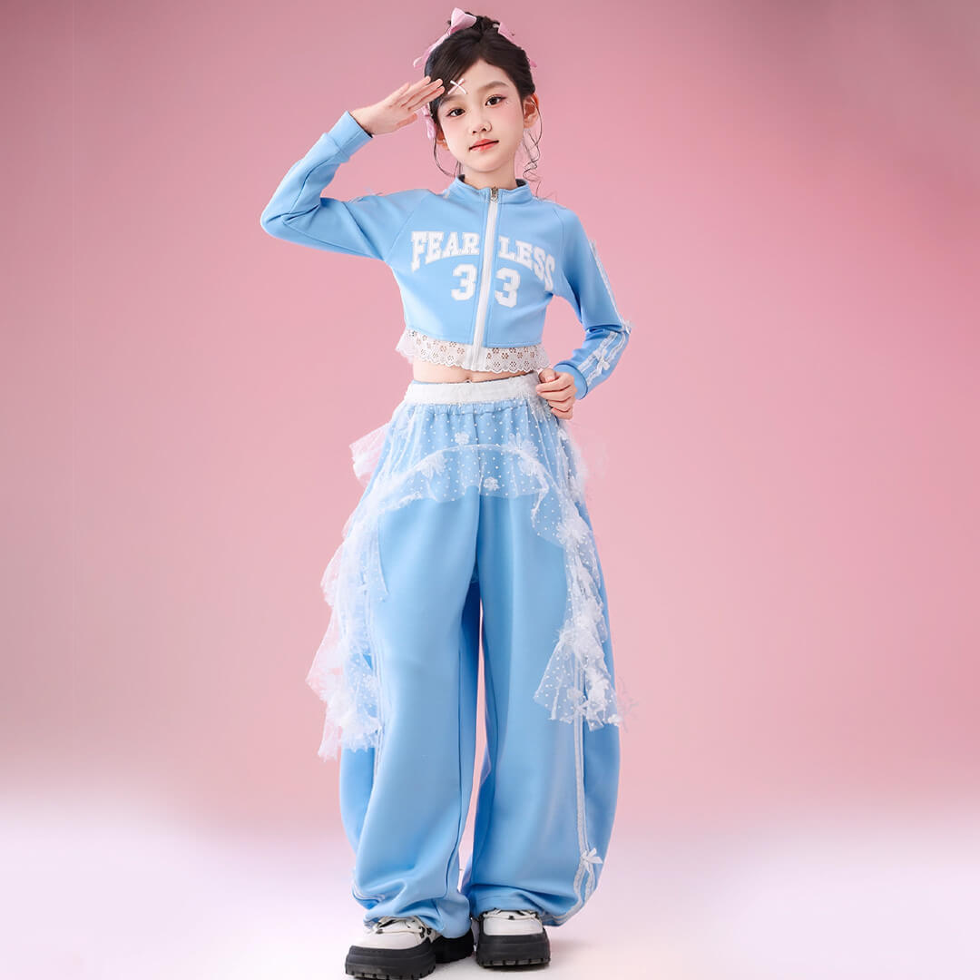 もつ鍋⚠️在庫一掃セール⚠️水色 ベリーダンス衣装　Ｌサイズ ダンス衣装専門店ダンスクロス