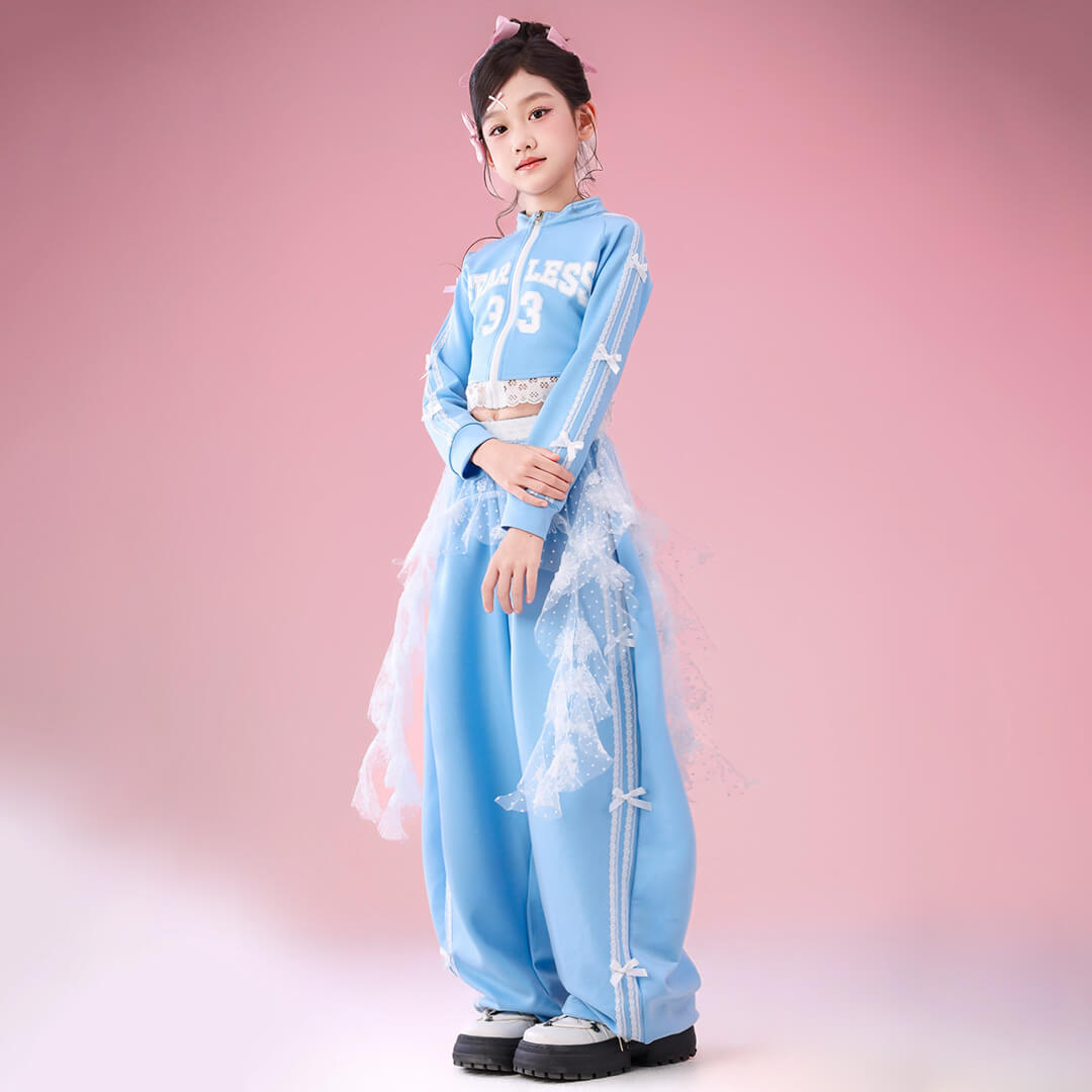 もつ鍋⚠️在庫一掃セール⚠️水色 ベリーダンス衣装　Ｌサイズ ダンス衣装専門店ダンスクロス