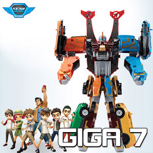 先払いのみ）韓国おもちゃ 「変身自動車 トボット」GIGA SEVEN