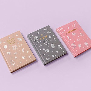 先払いのみ 韓国キャラクターグッズ Kakao Friends カカオフレンズ イラスト ハードカバー ノート 3種1択 キャラクターグッズ Kakao Friends 韓流ショップ