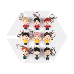EXO チャニョル キーリング 先払いのみ） 韓国スターグッズ EXO（エクソ） フィギュア キーリング