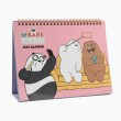 （先払いのみ）キャラクターグッズ We Bare Bears（ぼくらベアベアーズ） 2019 卓上用 カレンダー