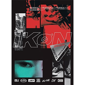 韓国スターグッズ iKON（アイコン） 2019 カレンダー（カレンダー+