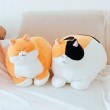 （先払いのみ）韓国ぬいぐるみ ほかほか 食パン デブ猫 ぬいぐるみ（2種1択）