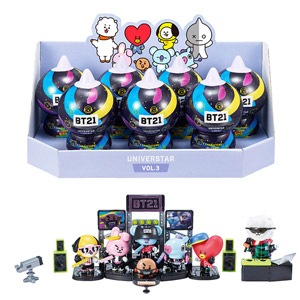 BT21 フィギュア ランダムミニフィギュア(Fruit Punch) BT21 – LINE FRIENDS