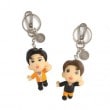 （先払いのみ）韓国スターグッズ 東方神起（TVXQ!） FIGURE KEYRING（フィギュア キーリング+フォトカード1種）（2種1択）|SM Ent.|☆ スターグッズ ☆