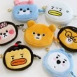 （先払いのみ）韓国キャラクターグッズ B級 ファミリー 円形 ポーチ（7種1択）|その他|キャラクターグッズ