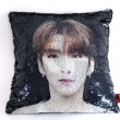 （先払いのみ）韓国スターグッズ MONSTA X (モンスタエックス) WORLD TOUR [WE ARE HERE] OFFICIAL MD - グリッター クッションカバー（6種1択）|STAR