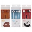 （先払いのみ）キャラクターグッズ We Bare Bears（ぼくらベアベアーズ） イヤホン（3種1択）|We Bare Bears|キャラクターグッズ