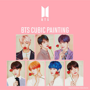 先払いのみ）韓国スターグッズ BTS CUBIC PAINTING 防弾少年団 DIY
