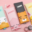 （先払いのみ）韓国キャラクターグッズ KAKAO FRIENDS（カカオフレンズ）フラット ペンケース 筆箱（6種1択）