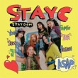 韓国音楽 STAYC (ステイシー) - STAYDOM (2NDシングルアルバム/CD+フォトブック72P+フォトカード1種+ポストカード1種+ステッカー1種+芳香剤カード)