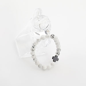 �ڹ񥹥��������������꡼ ���ƾ�ǯ�ġ�BTS�ˤ�Vst �ۥ磻�� ���ȡ��� �֥쥹��å� BRACELET��2��1���