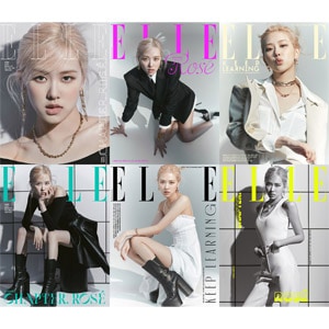 ☆ロゼ折りたたみポスター贈呈☆韓国女性雑誌 ELLE（エル） 2021年 6月