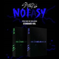 韓国音楽 Stray Kids (ストレイキッズ) - 2集 「NOEASY」 一般盤 (ランダム発送)＋予約特典＋初回限定ポスター贈呈|H|CD 男性アーティスト