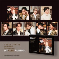 （先払いのみ）韓国スターグッズ SUPER JUNIOR (スーパージュニア) DIY CUBIC PAINTING - The Renaissance キュービック ペインティング (9種1択)