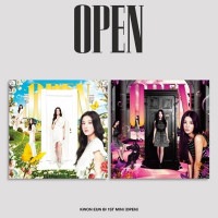 韓国音楽 IZ*ONE出身 クォン・ウンビ - OPEN (バージョン選択/CD+ブックレット64P+フォトカード1種+ポストカード1種+ステッカー1種)